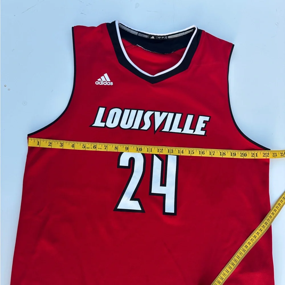 Adidas Louisville Cardinal Basketball Jersey #24 men's size large - Picture 10 of 10